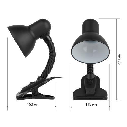 Светильник N-212-E27-40W-BK настол. черн. ЭРА Б0035058