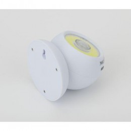Фонарь SB-802 подсветка с датчиком движения Сфера-2 COB 3хAAA 360г магнит карт (20/80/336) ЭРА Б0036608