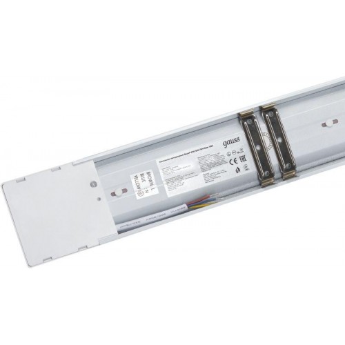 Светильник светодиодный WLF-2 18Вт 6500К IP40 1560лм 592х75х25мм ДПО линейный матов. рассеив. сталь GAUSS 844424318