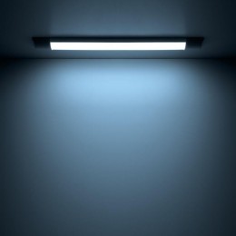 Светильник светодиодный WLF-2 18Вт 6500К IP40 1560лм 592х75х25мм ДПО линейный матов. рассеив. сталь GAUSS 844424318