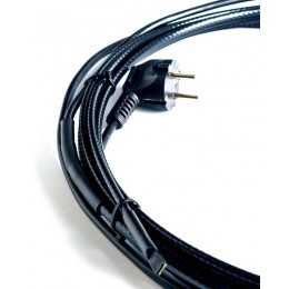 Комплект нагревательного саморег. кабеля (в трубу) 10Вт/м установочн. кабель евровилка с заземл. Extherm HTM kit 6m