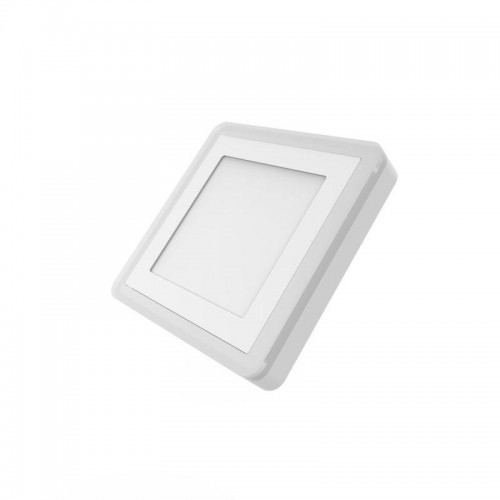 Светильник светодиодный Backlight 6+3Вт 3000К IP20 540лм d145х40мм ДБО квадрат потолочный накладной акрил GAUSS BL222