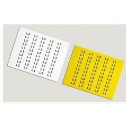 Табличка полужесткая полиэстер бел. (уп.770шт) DKC TAS159W