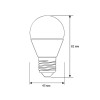 Лампа светодиодная LED-G45-11W-E27-4K Шар 11Вт E27 4500К 172-265В Ergolux 13631