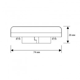 Лампа светодиодная LED12-GX53/865/GX53 12Вт 220В Camelion 13615