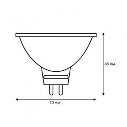 Лампа светодиодная LED-JCDR-9W-GU5.3-4K 9Вт JCDR рефлектор 4500К бел. GU5.3 180-240В Ergolux 13625