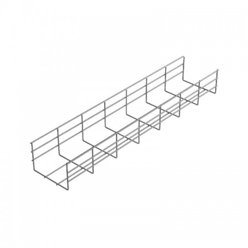 Лоток проволочный 400х100 L3000 сталь 5мм PL100-400-5-3000 оцинк. КМ LO3157