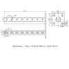 Стойка STRUT 41х41 L800 сталь EKF sts414180
