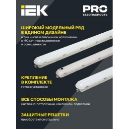 Светильник ДСП 1422 40Вт 6500К IP65 1200мм IEK LDSP0-1422-40-6500-K01