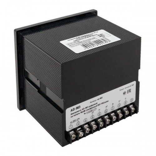 Амперметр цифровой AD-963 3ф на панель 96х96 EKF ad-963