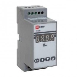 Вольтметр цифровой VD-G31 на DIN-рейку однофазный EKF vd-g31