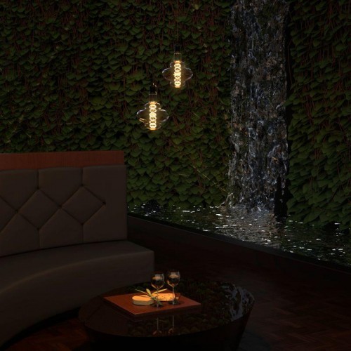 Лампа светодиодная филаментная Black Filament 8Вт BD160 тонированная 2400К тепл. бел. E27 330лм GAUSS 162802008