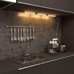 Светильник светодиодный Black 5Вт 3000К IP20 400лм 170-264В 312х22х37мм ДВО линейный накладной бел. GAUSS 130511105