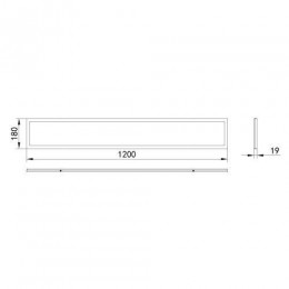 Светильник светодиодный SPO-7-40-6K-M (4) 40Вт 6500К 3240лм 1200х180х19 матов. Эра Б0036138