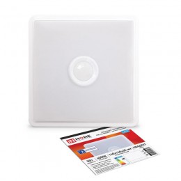 Светильник светодиодный СПБ-2Д-КВАДРАТ 5Вт 4000К 400лм 230В 140мм с датчиком бел. IN HOME 4690612022079