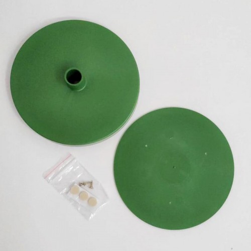 Подставка UFP-T60N GREEN d150мм для изг. настольн. светильника под трубу d16мм зел. Uniel UL-00007830