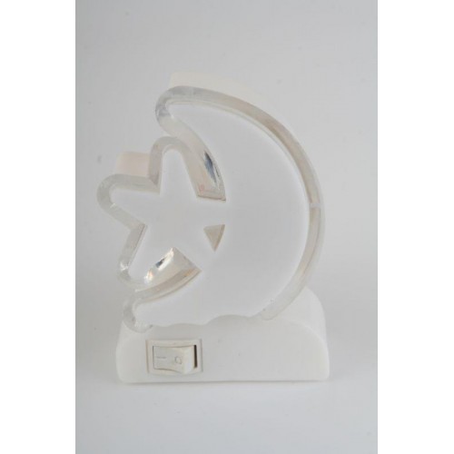 Светильник светодиодный NL-248 220В ночник с выкл. бел. Camelion 14355