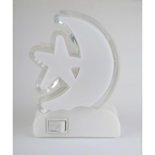 Светильник светодиодный NL-248 220В ночник с выкл. бел. Camelion 14355