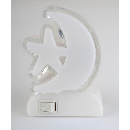 Светильник светодиодный NL-248 220В ночник с выкл. бел. Camelion 14355