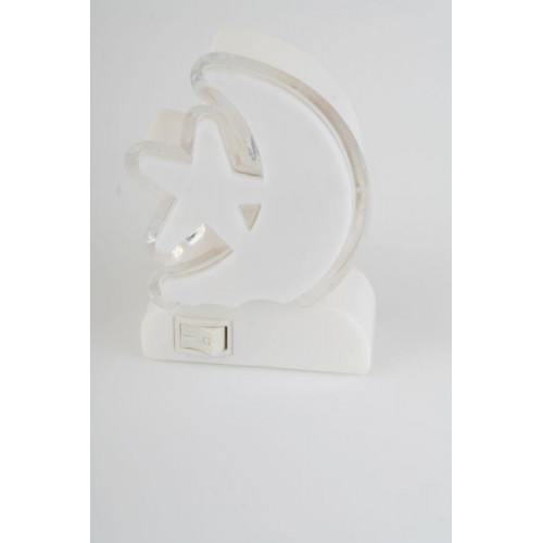 Светильник светодиодный NL-248 220В ночник с выкл. бел. Camelion 14355