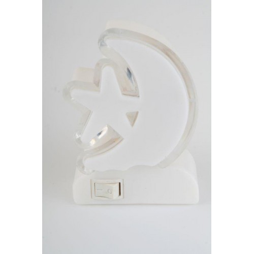 Светильник светодиодный NL-248 220В ночник с выкл. бел. Camelion 14355