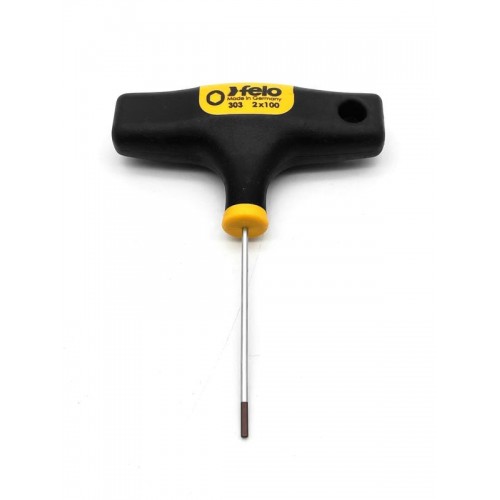 Отвертка шестигранная Т-образ. под головки 2мм FELO 30320360