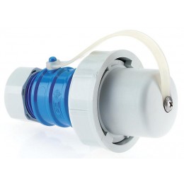 Вилка Schuko 16А 3п 2P+PE 250В IP67 с крышкой Bals 736