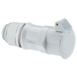 Розетка кабельная 16А 3п 2P+PE 12ч 40-50В IP44 с крышкой Quick-Connect Bals 4529