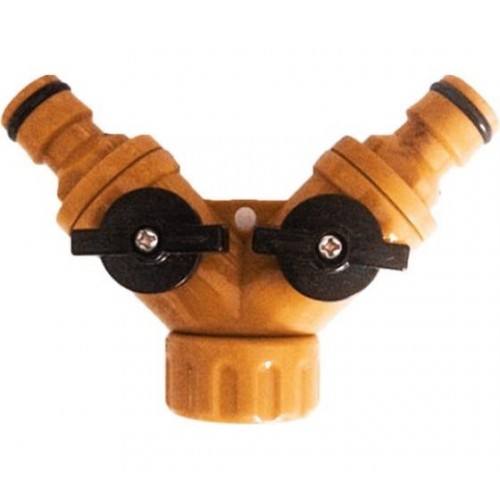 Разветвитель регулируемый 2-х канальный со штуцерами Вихрь 73/7/2/23