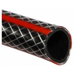 Шланг поливочный ПВХ усиленный премиум пищевой трехслойн. армир. 3/4 50м черн./красн. Вихрь 73/7/2/8