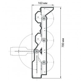 Прожектор светодиодный PFL-SPORT 02 750Вт (3х250Вт) 5700К IP66 ДО с линзовым модулем Pro+ JazzWay 5033221
