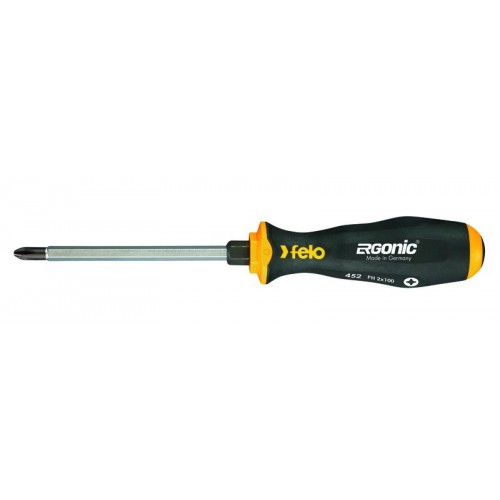 Отвертка Ergonic крестовая ударная PH 1х80 Felo 45210240