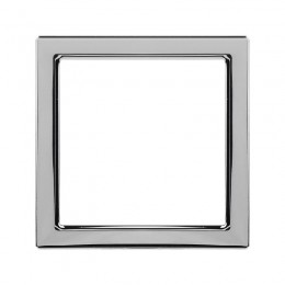 Вставка декоративная 1-м 2мод. Avanti для рамок из натуральн. материалов хром DKC 4404822D