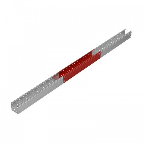 Лоток листовой перфорированный 100х100 L3000 сталь 0.8мм 