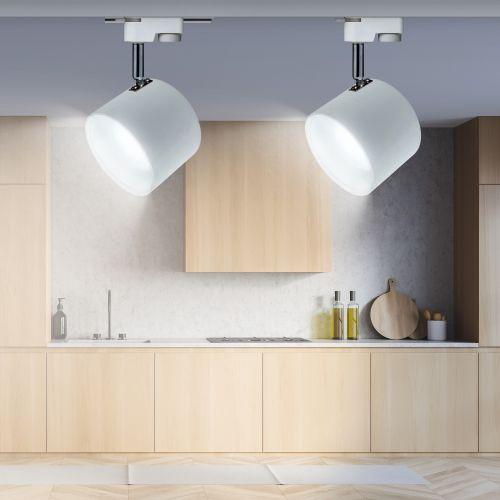 Светильник трековый TR15 GX53 1ф алюм. WH/SL бел./серебр. Эра Б0048545