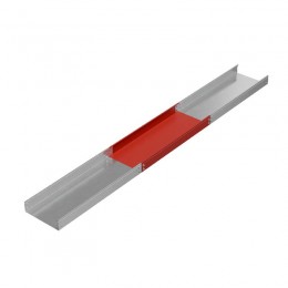 Лоток листовой неперфорированный 300х80 L3000 сталь 0.8мм 