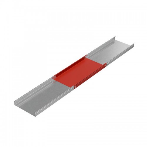 Лоток листовой неперфорированный 300х50 L3000 сталь 0.8мм 