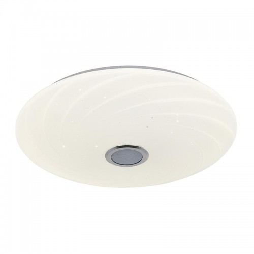 Светильник ULI-D291 72W/SW+RGB/50 MERCURY накладной диммир. пульт ДУ (в/к) Bluetooth колонка 3000К/4000К/6500К/RGB 5700лм Uniel UL-00007840