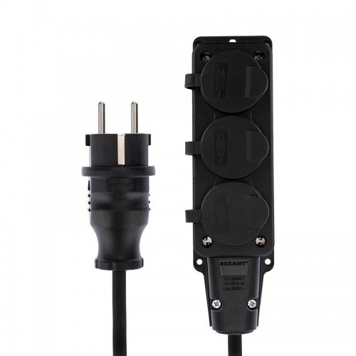 Удлинитель-шнур на рамке 3х10м с заземл. 16А IP44 3.5кВт КГ 3х1.5 морозостойкий Rexant 11-7080