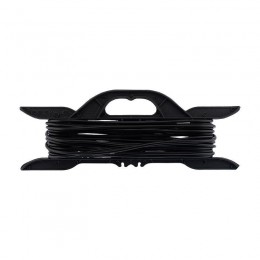 Удлинитель-шнур на рамке 1х10м без заземл. 6А IP20 1.3кВт ПВС 2х0.75 черн. PROCONNECT 11-7101