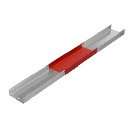 Лоток листовой неперфорированный 300х100 L4000 сталь 1.2мм 