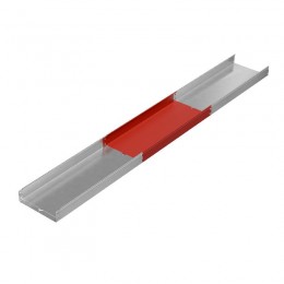 Лоток листовой неперфорированный 400х100 L4000 сталь 1.2мм 