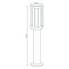 Светильник Vega 1х60Вт E27 IP54 170-240В 105х105х50мм НТУ столб садово-парковый GAUSS GD023