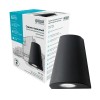 Светильник Sigma 1х35Вт GU10 IP54 125х125х156мм НТУ садово-парковый настенный архитектурный GAUSS GD163