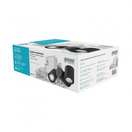 Светильник Sonata 2х35Вт GU10 IP54 221х221х221мм НТУ садово-парковый настенный архитектурный GAUSS GD152