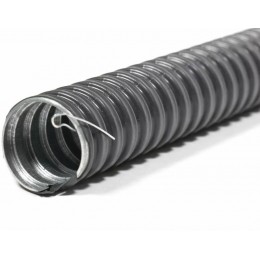 Металлорукав в ПВХ изоляции РЗ-ЦП нг-LS 25 с протяжкой (уп.50м) ГОФРОМАТИК zeta44117