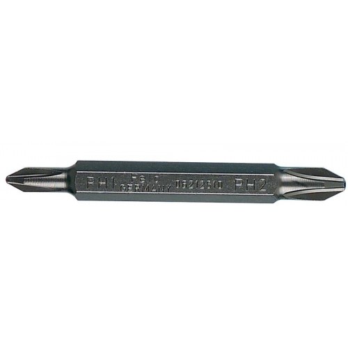 Бита двухсторонняя Industrial PH2/PH3 60мм Felo 06223610