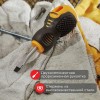 Отвертка шлицевая SL 5х40мм двухкомпонентн. рукоятка Rexant 12-6435
