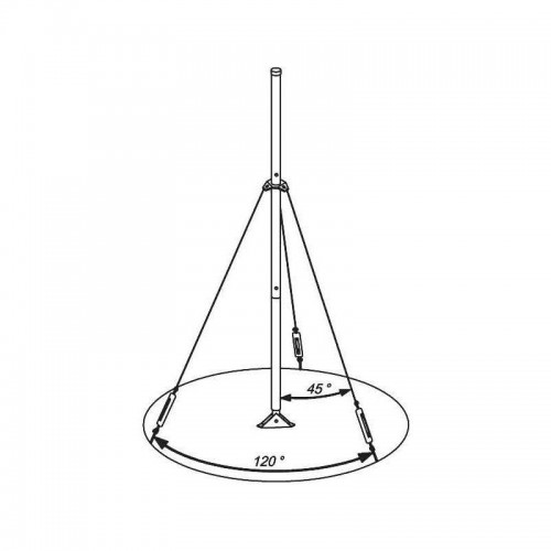 Мачта для антенн алюм. 600см Rexant 34-0577-1