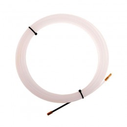 Протяжка кабельная (мини УЗК в бухте) 15м нейлон d3мм латунный наконечник заглушка Rexant 47-1015-1